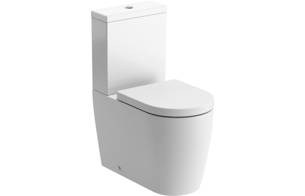 Colleen Rimless Close Coupled Fully Shrouded WC & Soft Close Seat