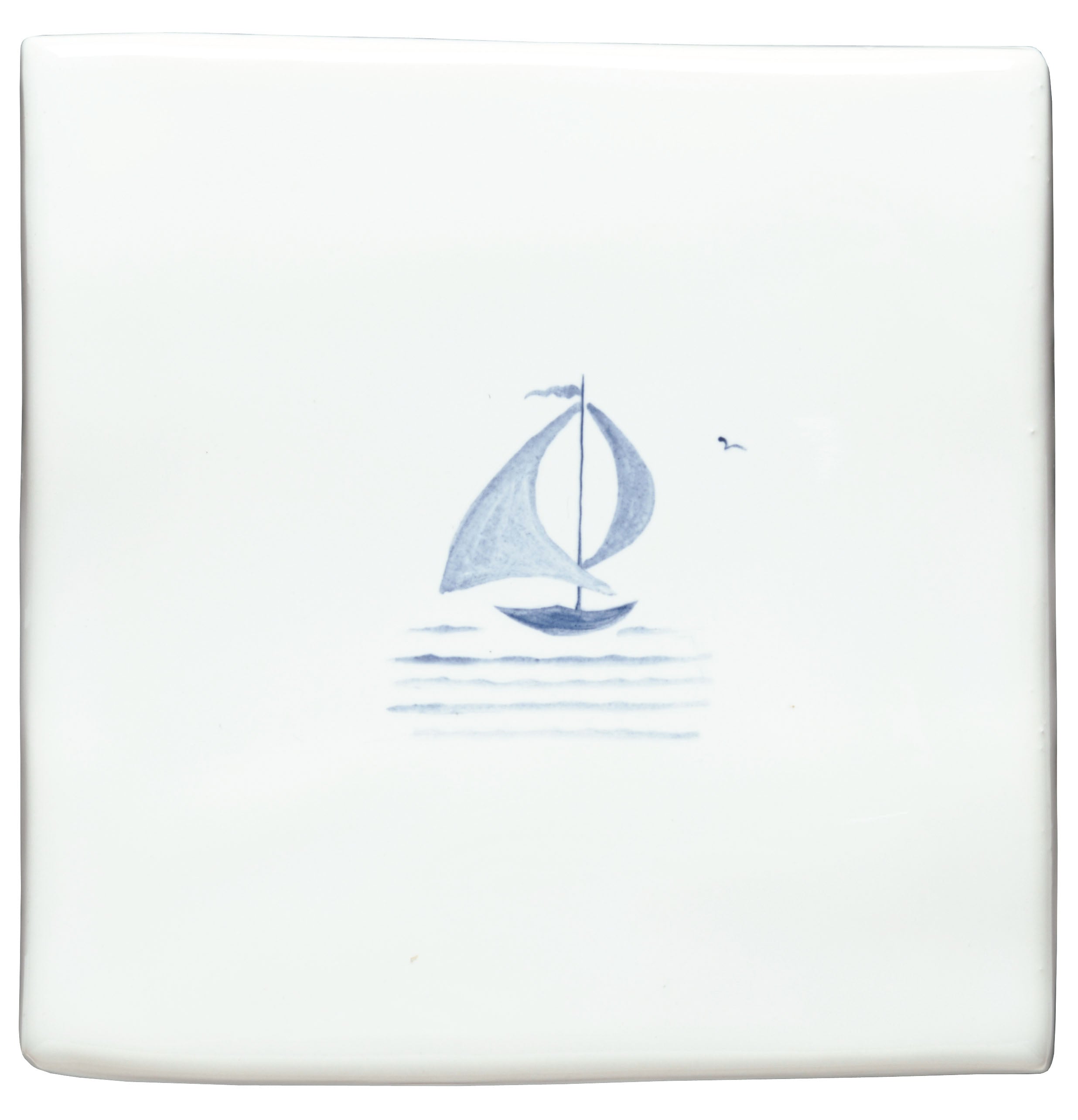 The Winchester Tile Company Classic English Delft Hand Painted Boats