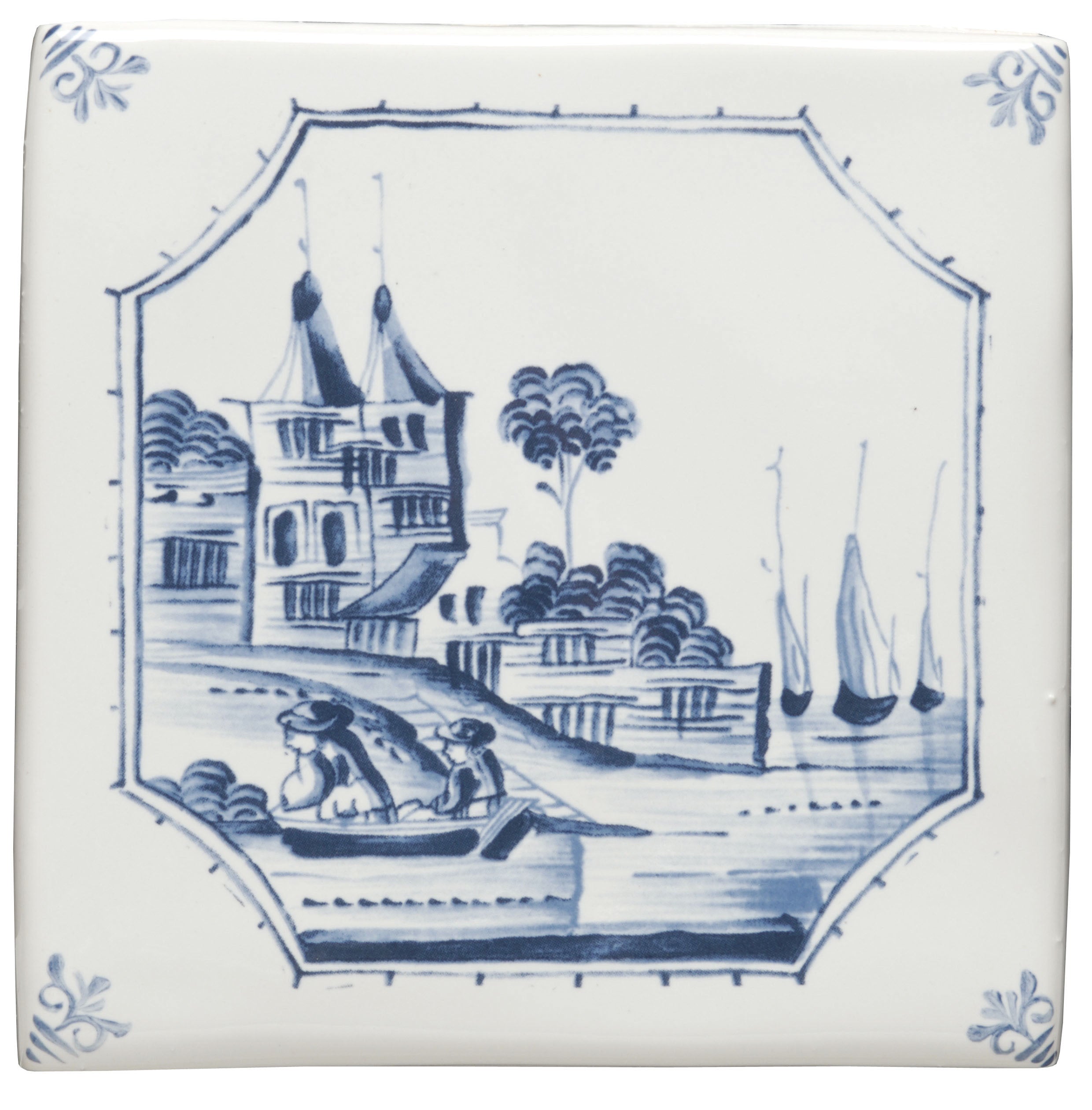 The Winchester Tile Company Classic English Delft River Scenes