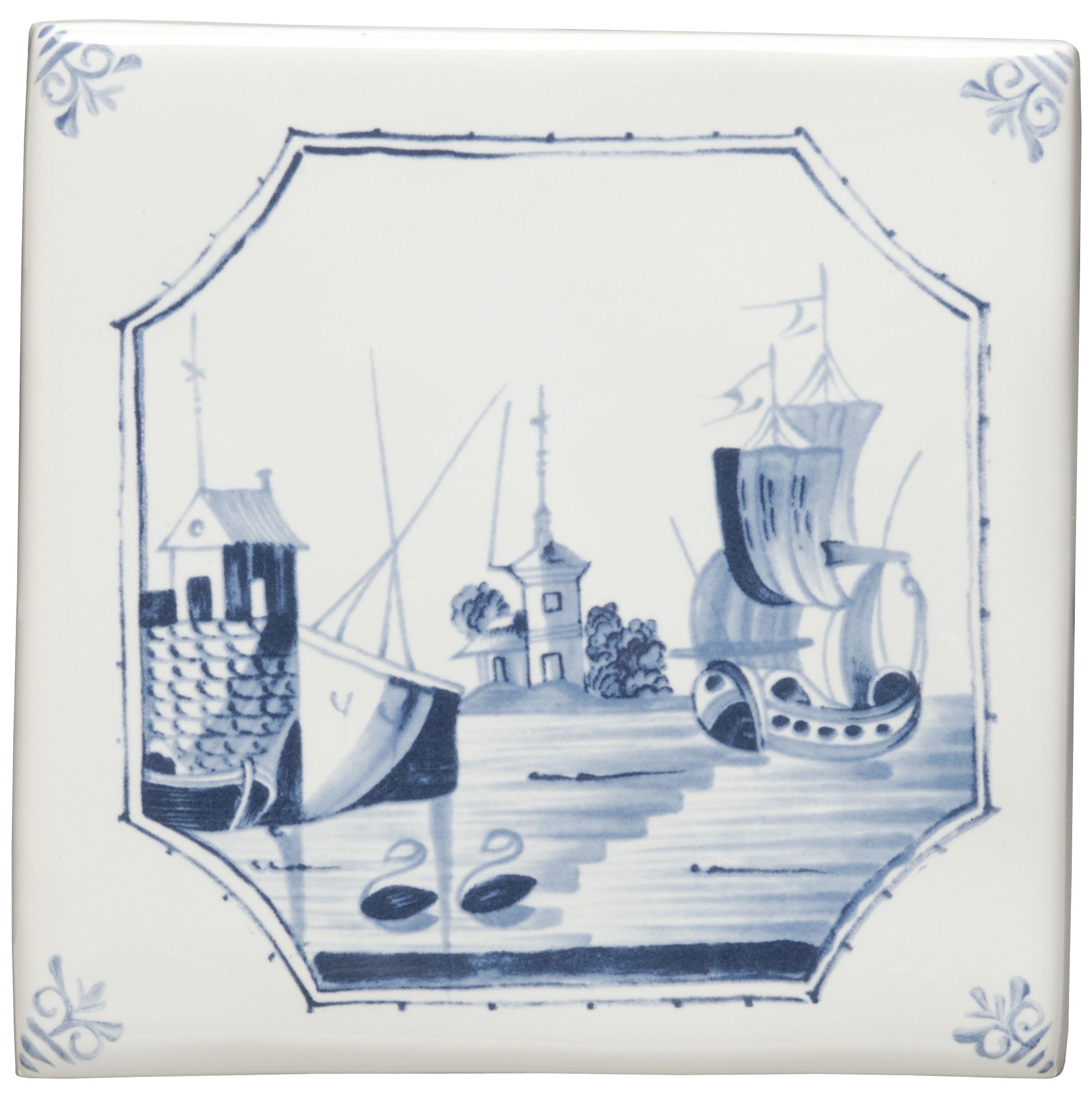 The Winchester Tile Company Classic English Delft River Scenes