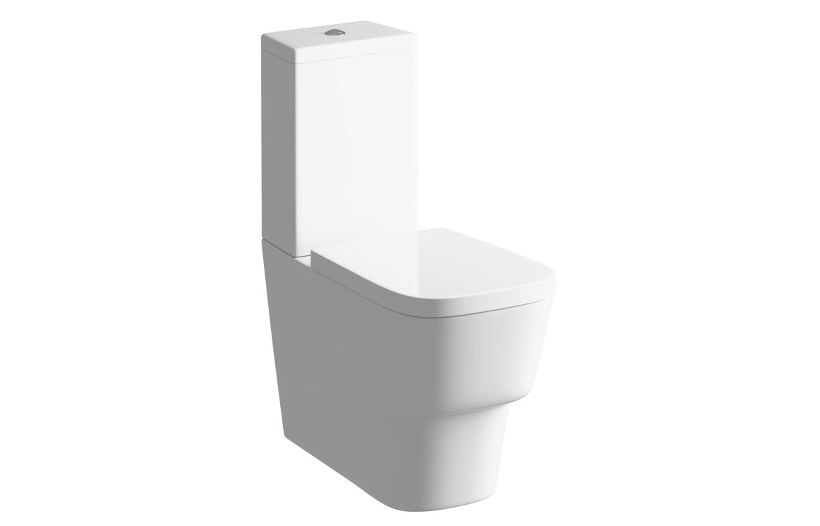 Amber Close Coupled WC & Soft Close Seat-Toilets-DIPTP0092-