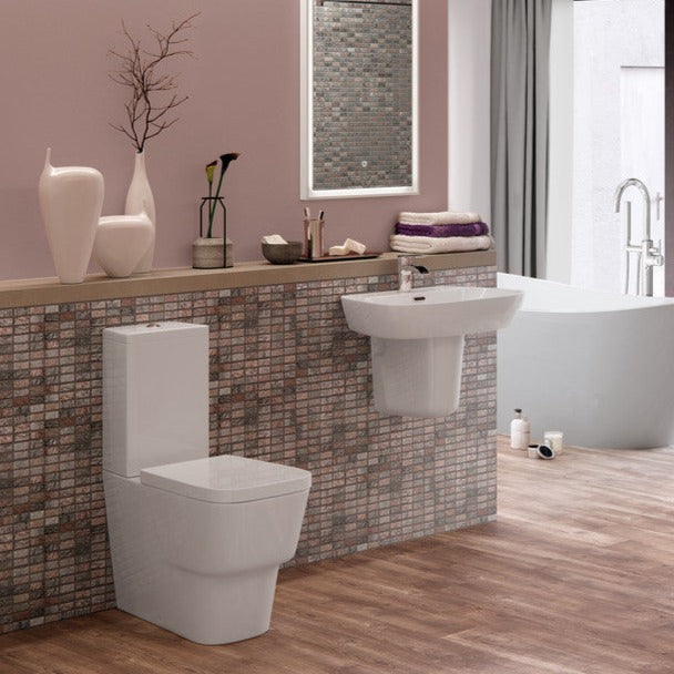 Amber Wall Hung WC & Soft Close Seat-Toilets-DIPTP0244-