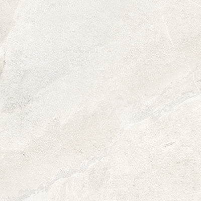 Rondine Angers White Stone Effect Large Format Italian Porcelain Floor Tile 100x100cm