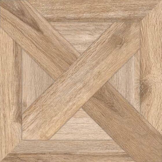 Argyll Parquet Oak Porcelain Wood Effect Tile 60x60cm