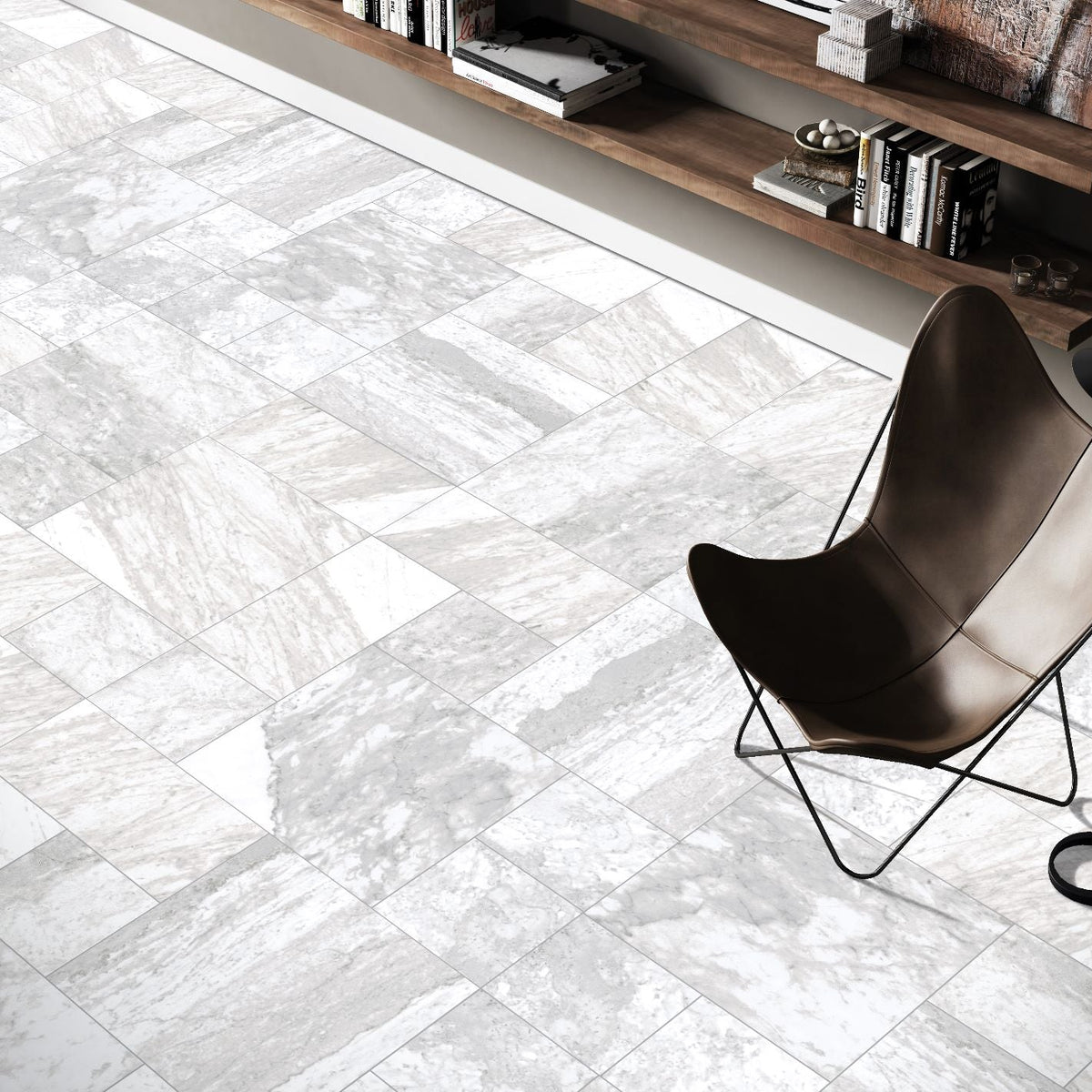 Arizona White Opus Modular Porcelain Floor Tile Set