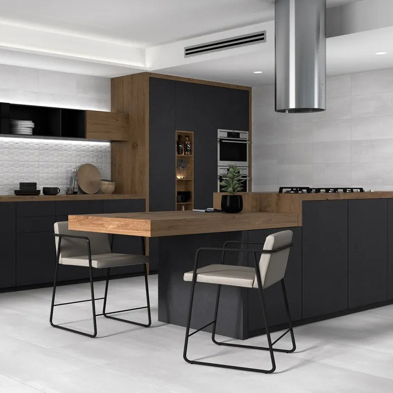 Barrington White Ceramic Wall Tile 25x50cm