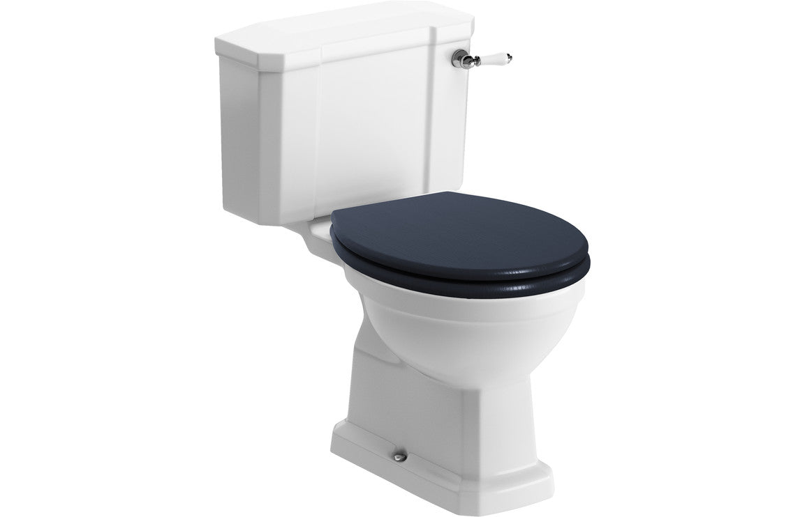 Berlington Traditional Close Coupled WC & Soft Close Seat-Toilets-DIPTP0182-