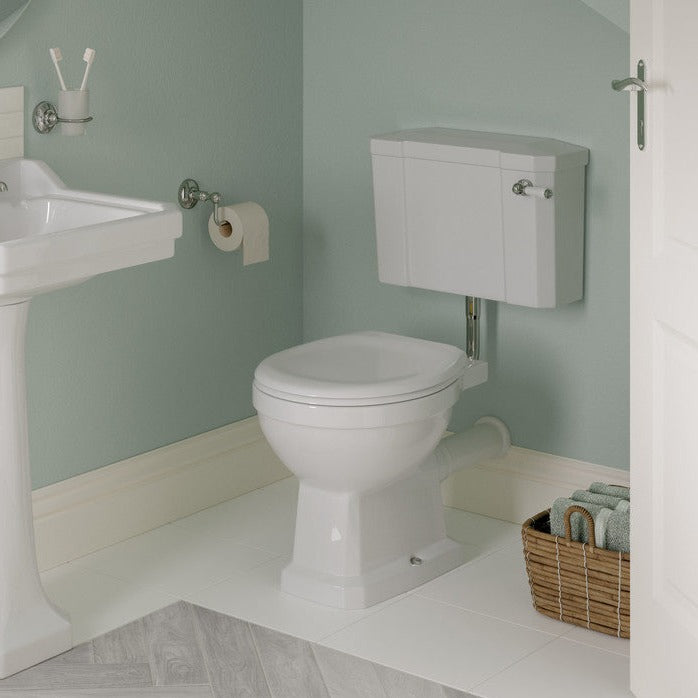 Berlington Traditional Low Level WC & Soft Close Seat-Toilets-DIPTP0186-
