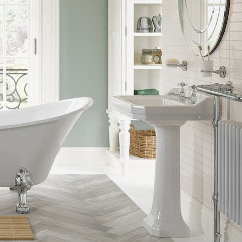 Berlington Traditional Semi Recessed Basin-Basins-DIPB2046-