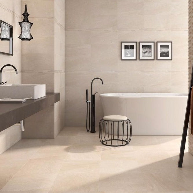Brantano Beige Porcelain Floor Tile 50x50cm