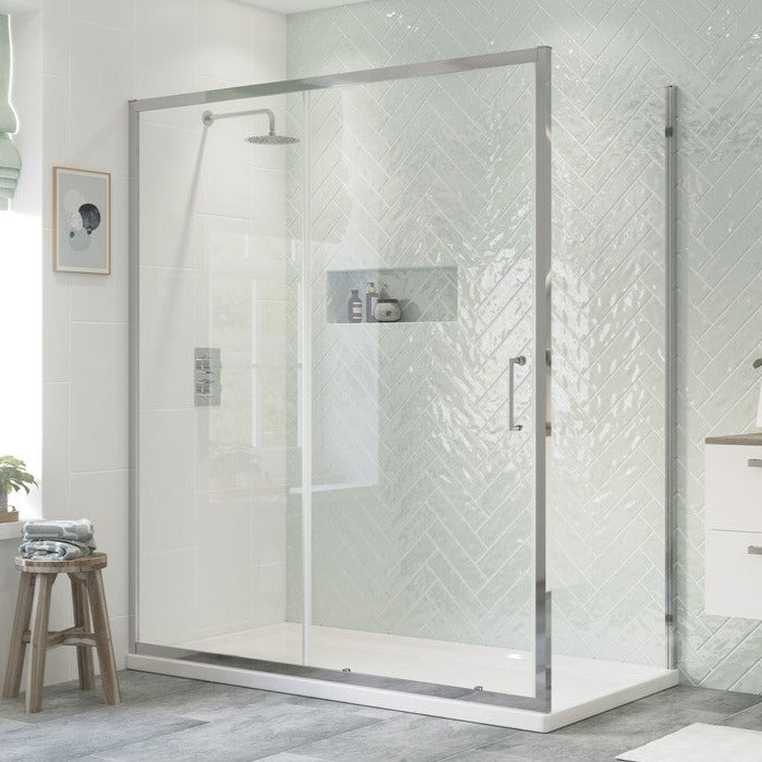 Capital8 1700mm Sliding Door-Shower Enclosures-CAPCS0838-