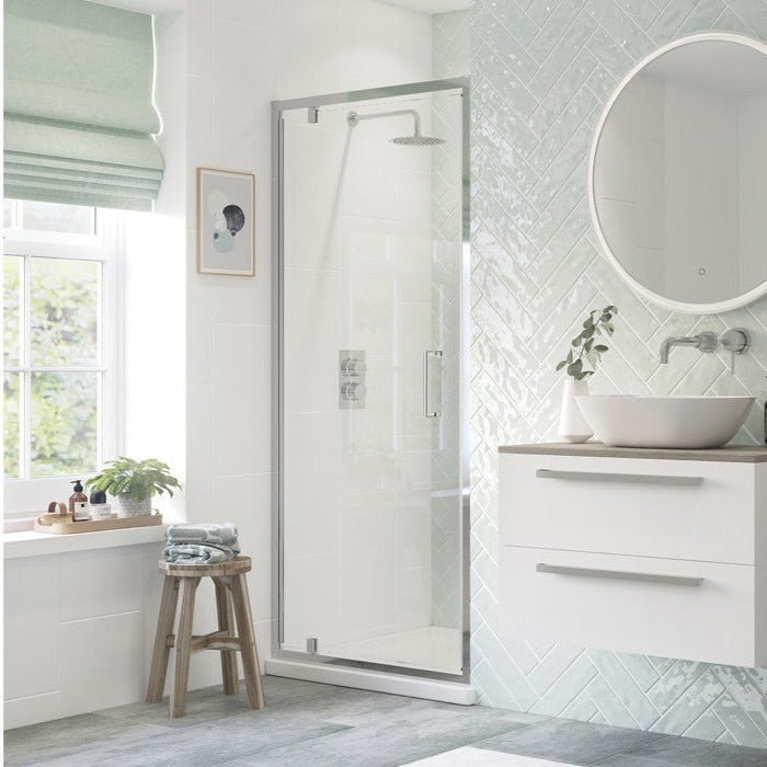 Capital8 760mm Pivot Door-Shower Enclosures-CAPCS0802-