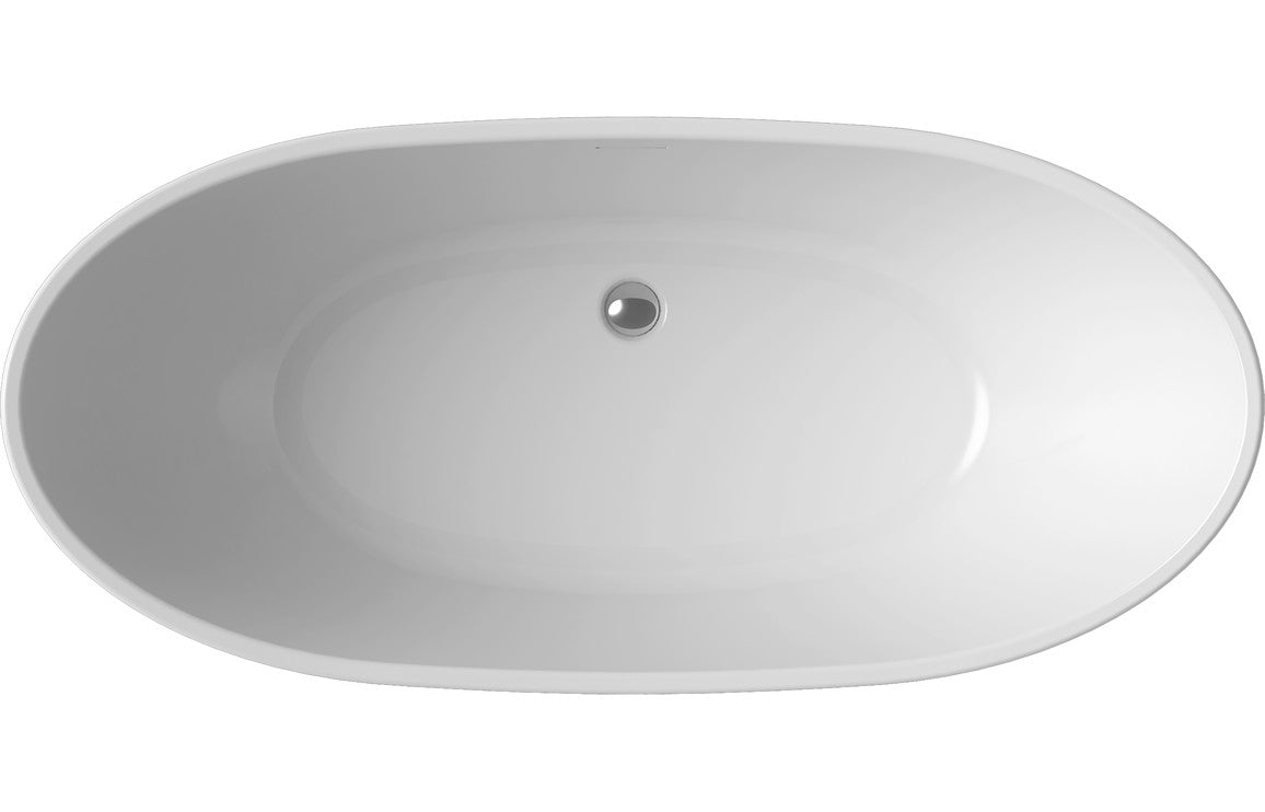 Celtic Freestanding Bath - White-Baths-DIBF0068-