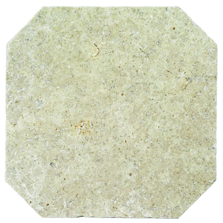 Original Style Earthworks Chalon Tumbled Limestone Octagon Tile 40x40cm