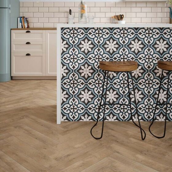 Daintree Oak Matt Porcelain Wood Effect Tile 10x59cm