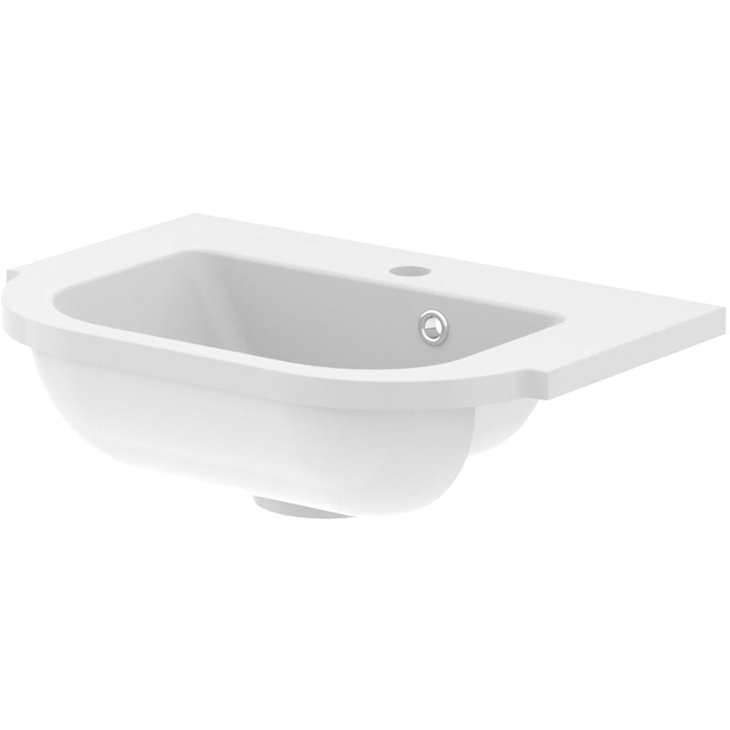 Veldeau Derwent Cast Plus Semi Recessed Basin 542mm - Slimline