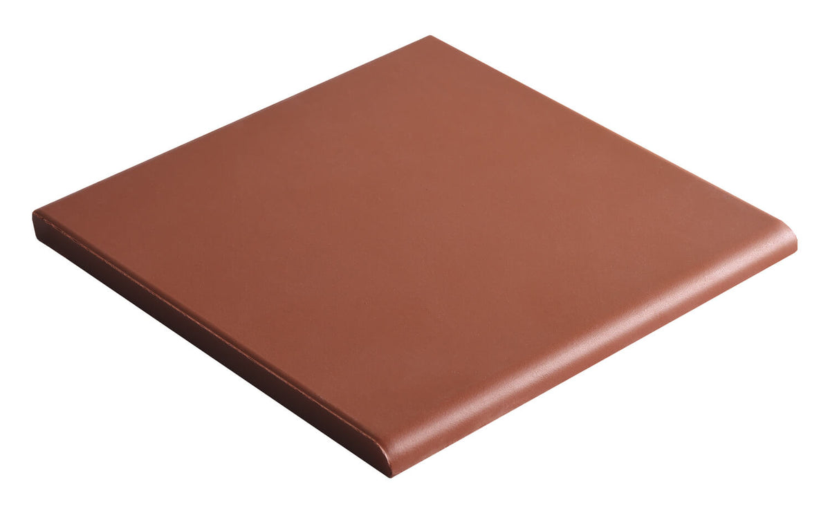 Dorset Woolliscroft Red Round Edge Slip Resistant Quarry Tile 148x148mm-DW-RERED1515-tilesahead.co.uk