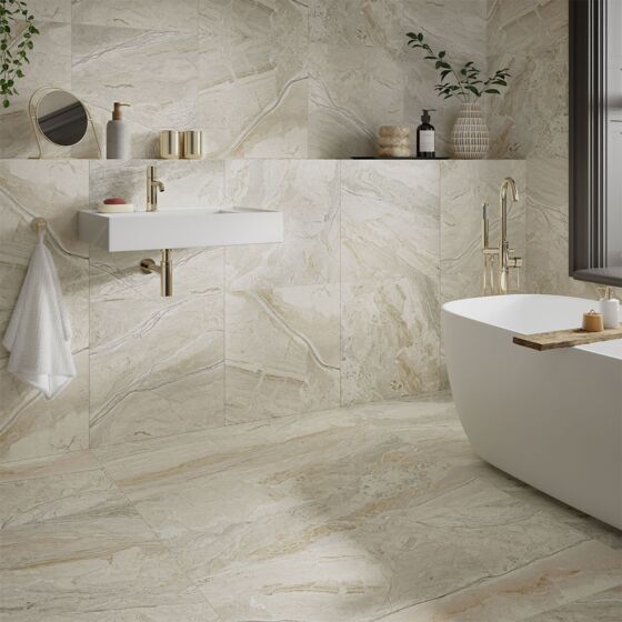 Earthsong Natural Matt Porcelain Wall and Floor Tile 60x120cm