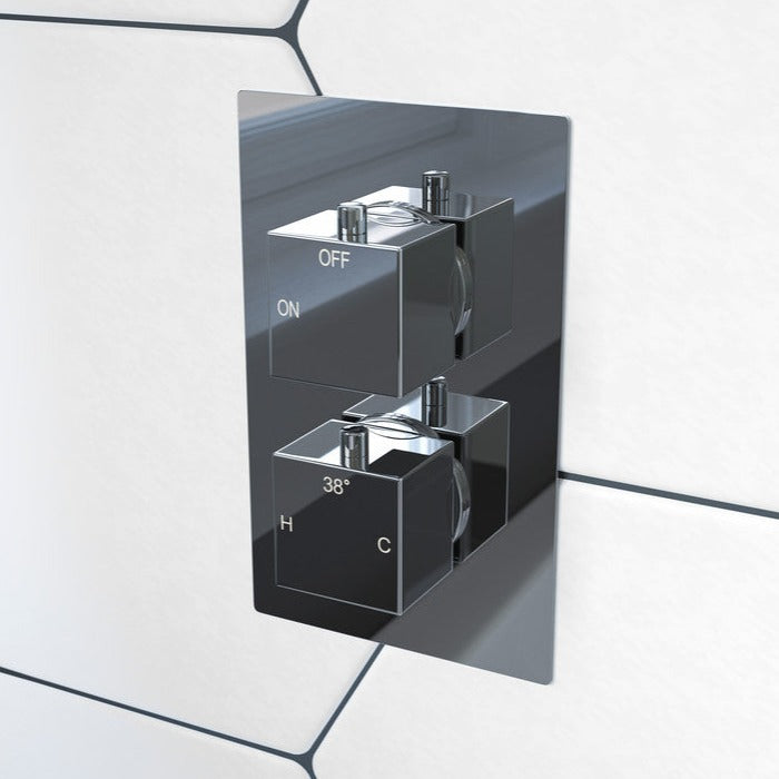 Ellington 2 Outlet Concealed Shower Valve and Riser Kit-Shower Sets-CAPSH1572/1562-