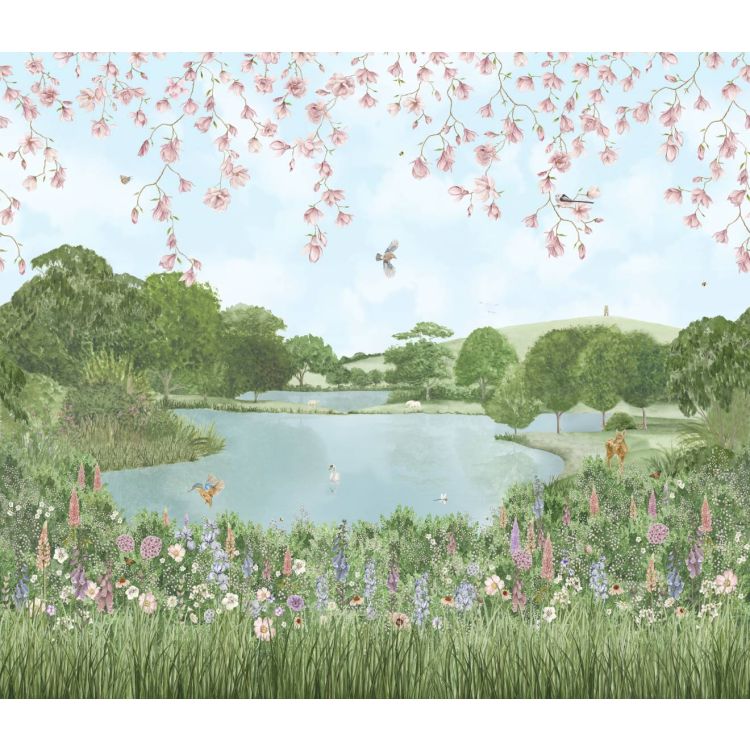 Original Style Living English Garden Panel B 100x250cm