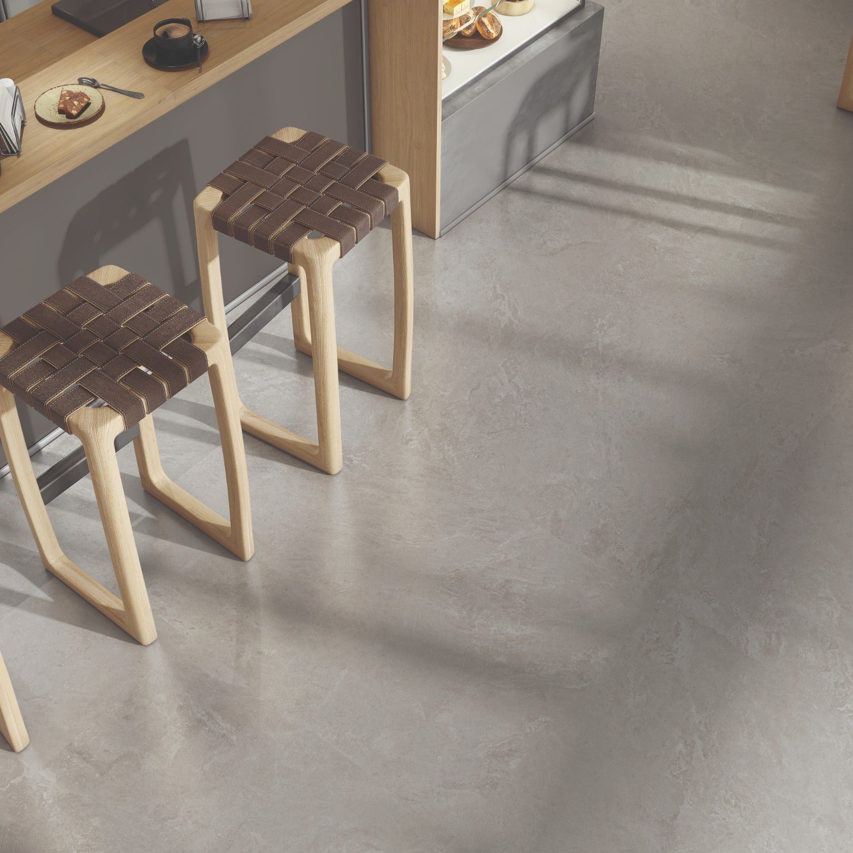 Eternity Pearl Grey Porcelain Floor Tile 100x100cm