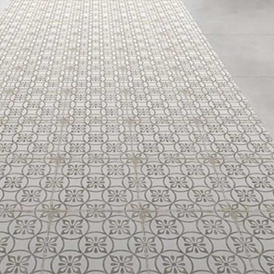 Garcia Petal Grey Matt Glazed Porcelain Wall & Floor Tile 20x20cm