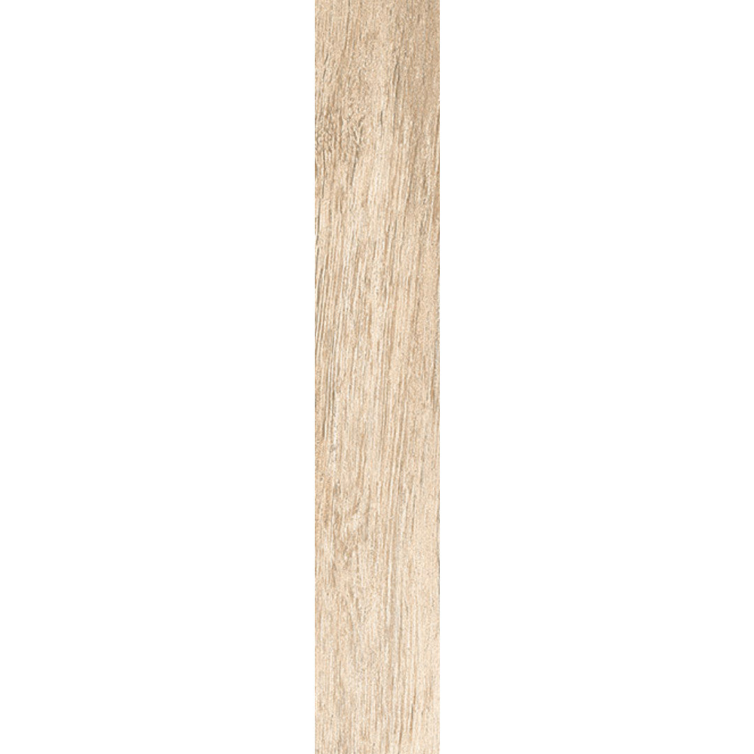 Rondine Greenwood Beige Herringbone Wood Effect Porcelain Tile 7.5x45cm