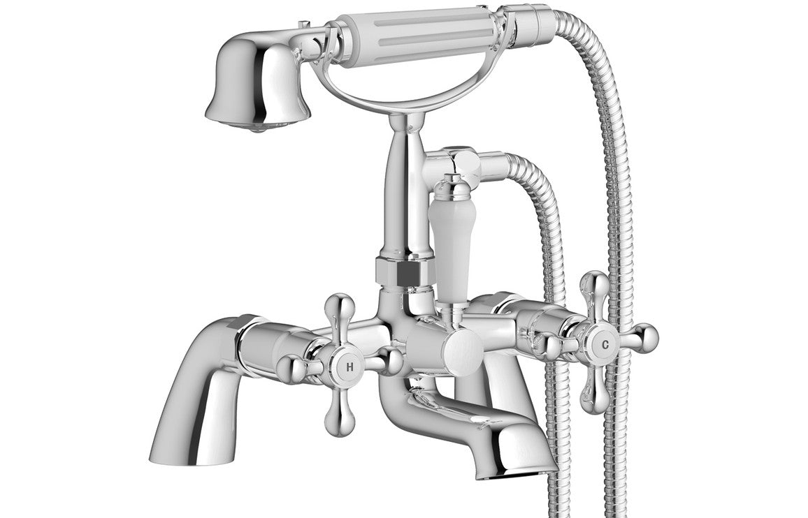 Kingsbury Bath/Shower Mixer - Chrome-Bath Taps-CAPTA9483-