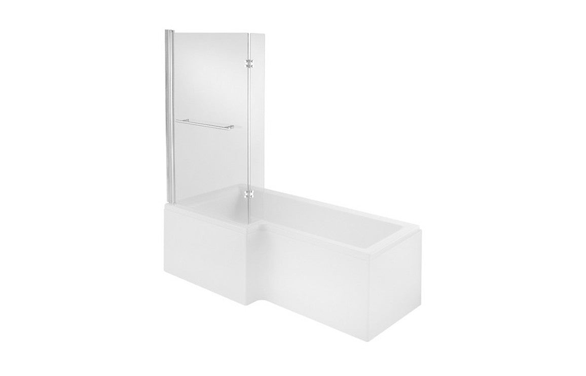 L Shape/P Shape Shower Bath End Panel White-Panels-CAPAB0150-
