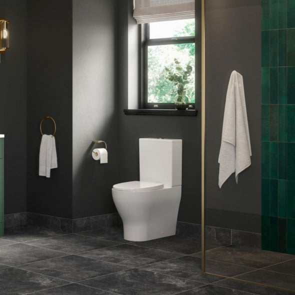 Lilibet Rimless Back To Wall WC & Soft Close Seat-Toilets-DIPTP0290-