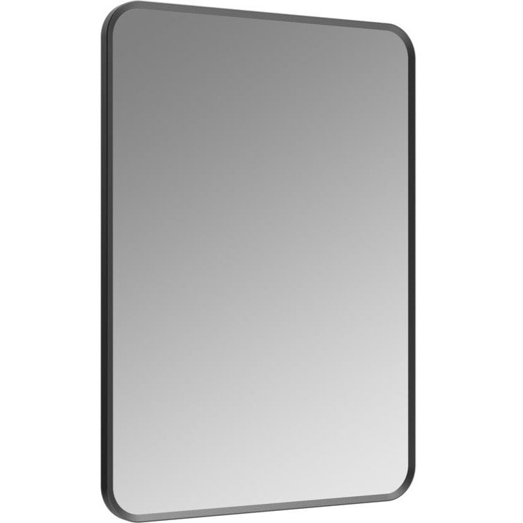 Mai 600x800mm Rectangle Mirror-Mirrors-DIMS0104-Matt Black-