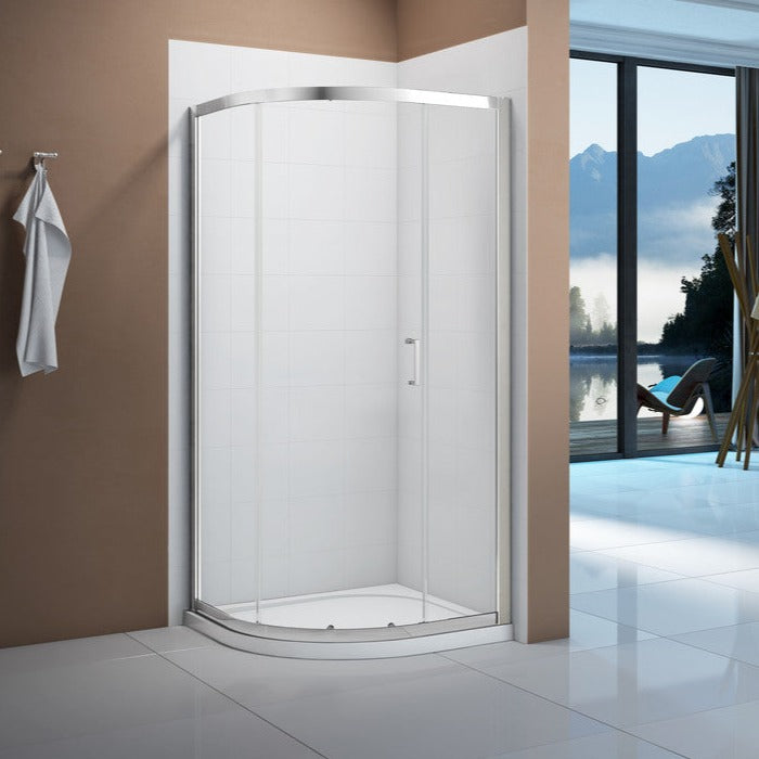 Merlyn Vivid Boost 1000mm 1 Door Quadrant-Shower Enclosures-DIEQ1010-