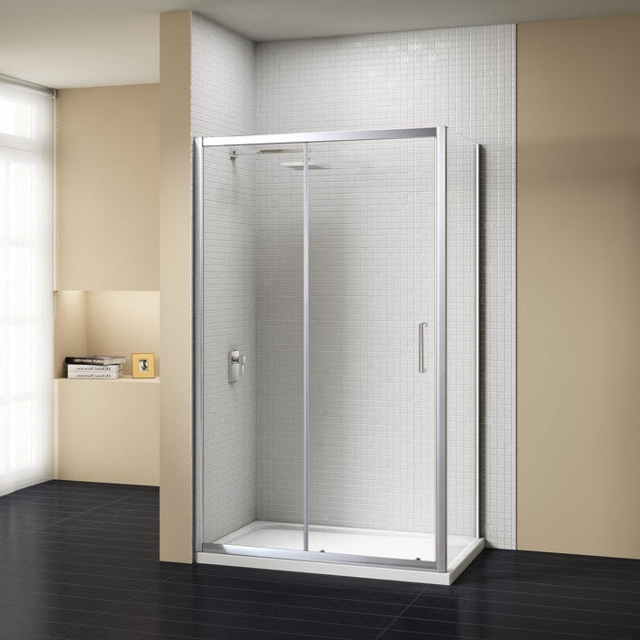 Merlyn Vivid Sublime 1100mm Sliding Door-Shower Enclosures-DIES1122-