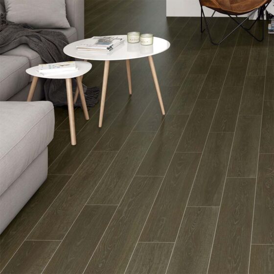 Verona Monteverde Walnut Matt Glazed Porcelain Wall and Floor Tile 15x90cm