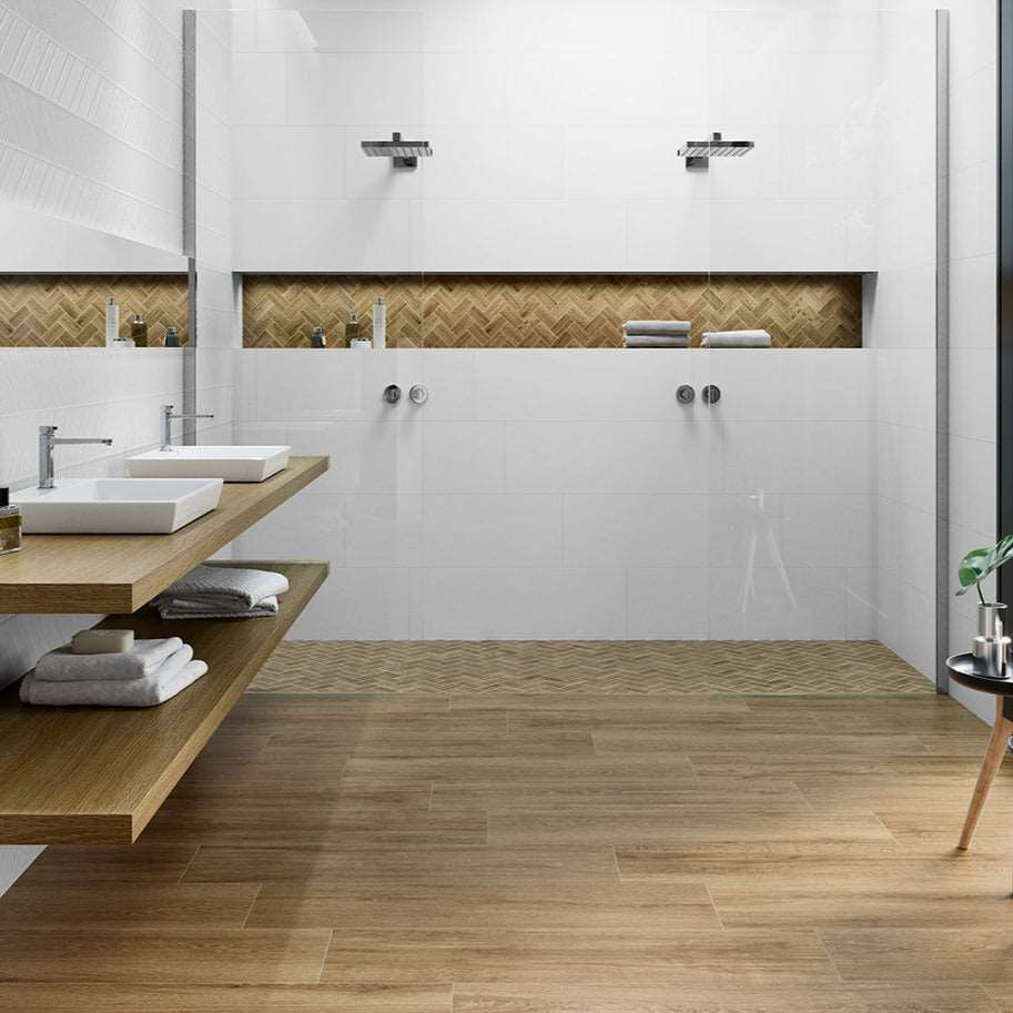 Brilliant White Flat Gloss Ceramic Wall Tile 30x60cm