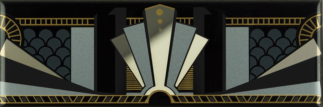 Original Style Artworks Art Deco Manhattan Border-Right Hand Set-IM-0007154