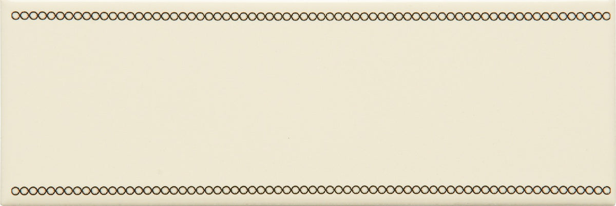 Original Style Artworks Beaded Border Charcoal Grey on County White-