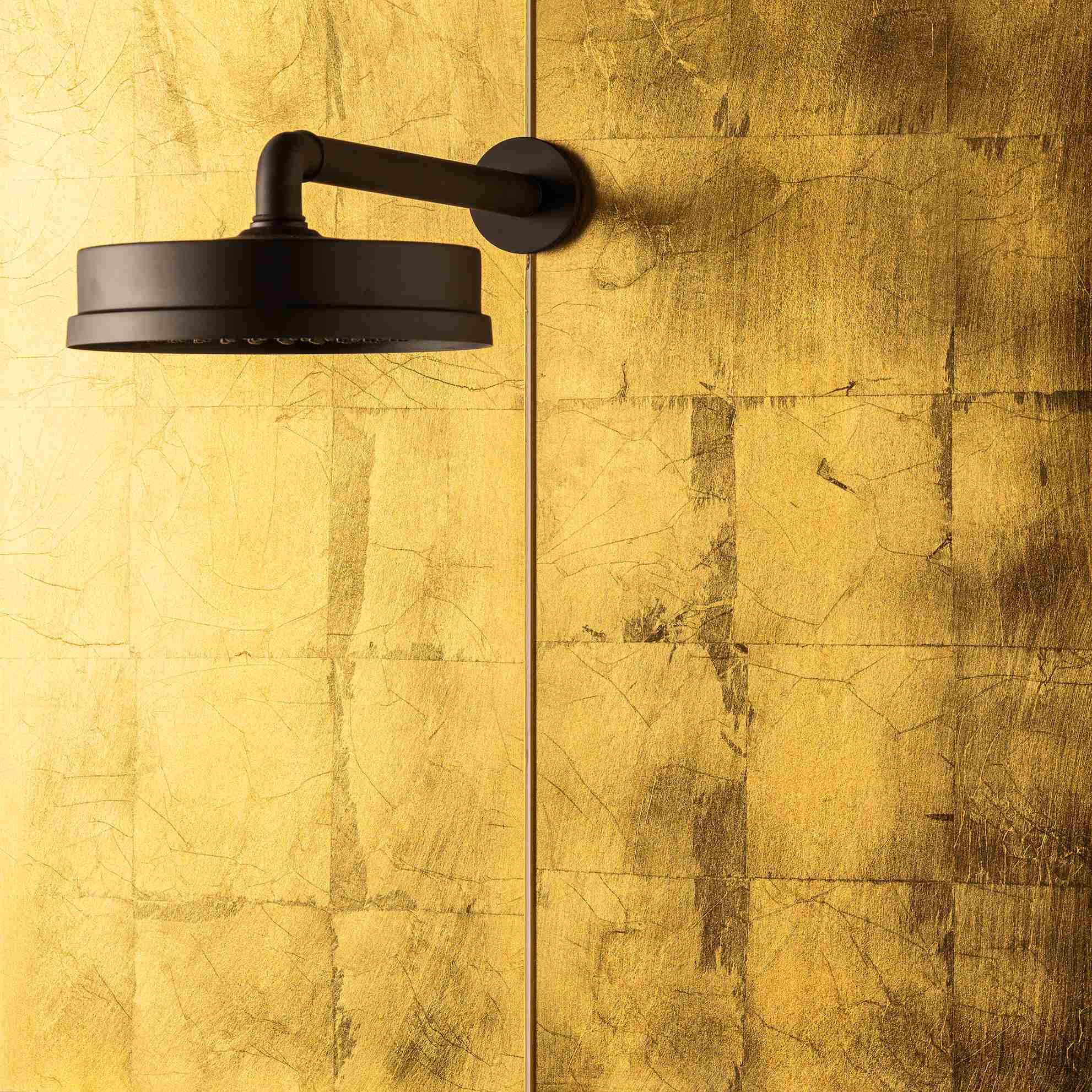 Оriginal Style Glassworks Cleopatra Gold Decorative Effects Glass Tile 30x60cm-