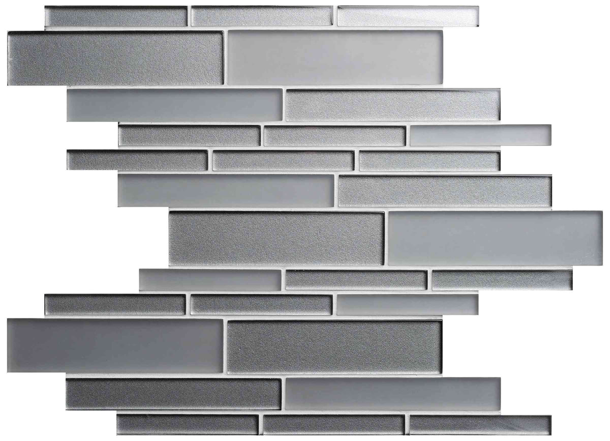 Original Style Glassworks Erebos Mixed Format Mosaic Tile 30x30cm-