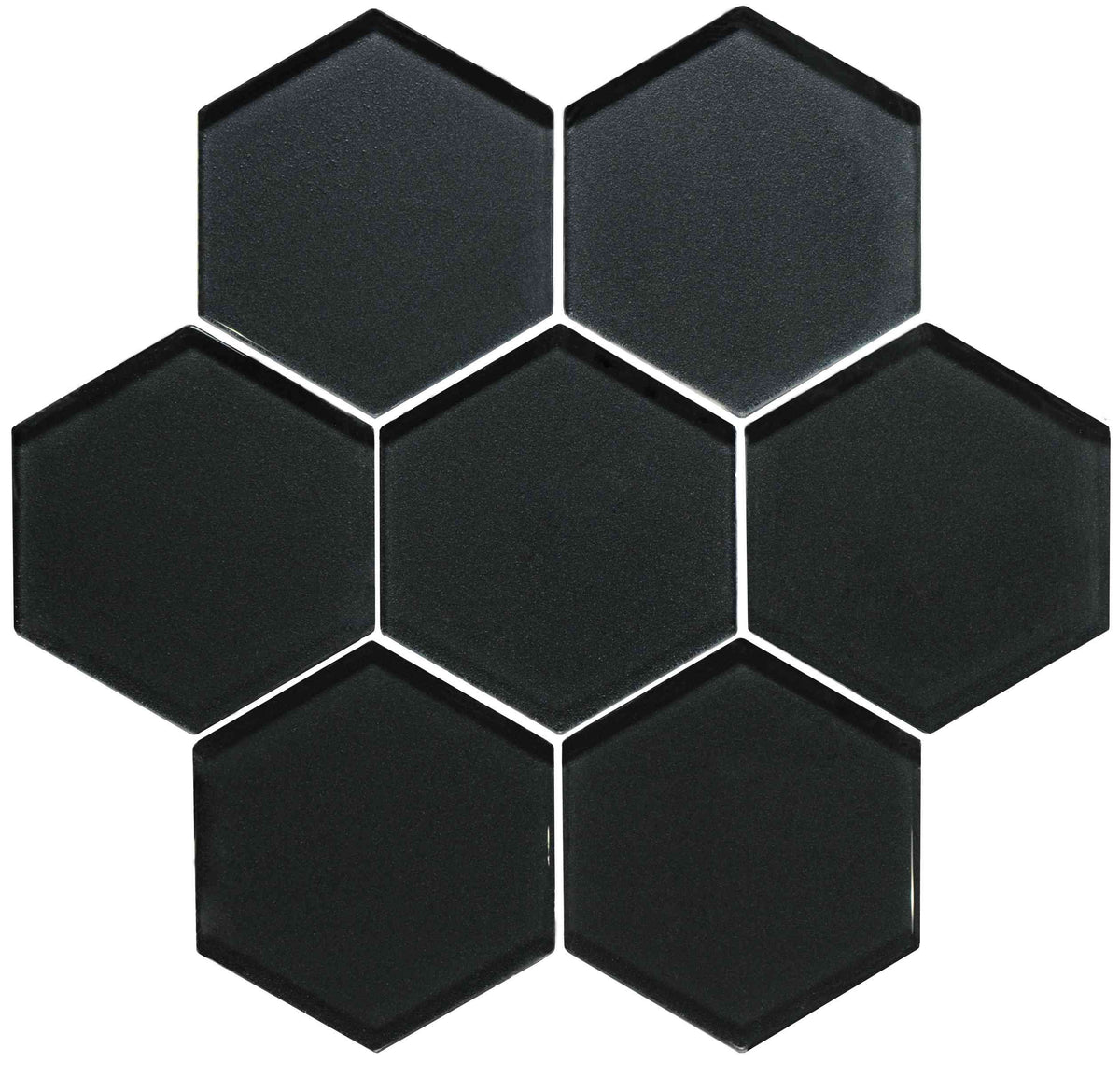Original Style Glassworks Hera Metallic Hexagon Mosaic Tile 30x30cm-