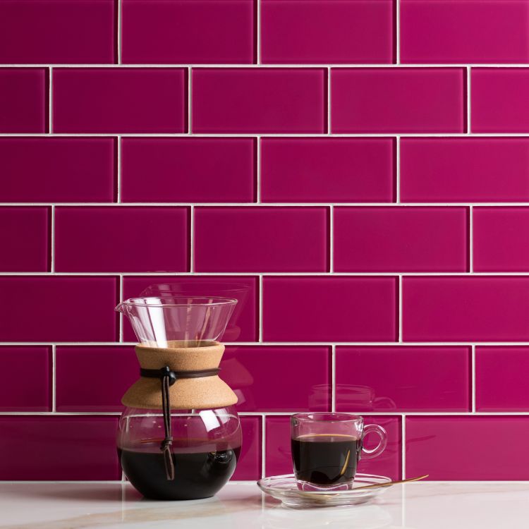Original Style Glassworks Perfume Clear Glass Brick Tile 7.5x15cm-