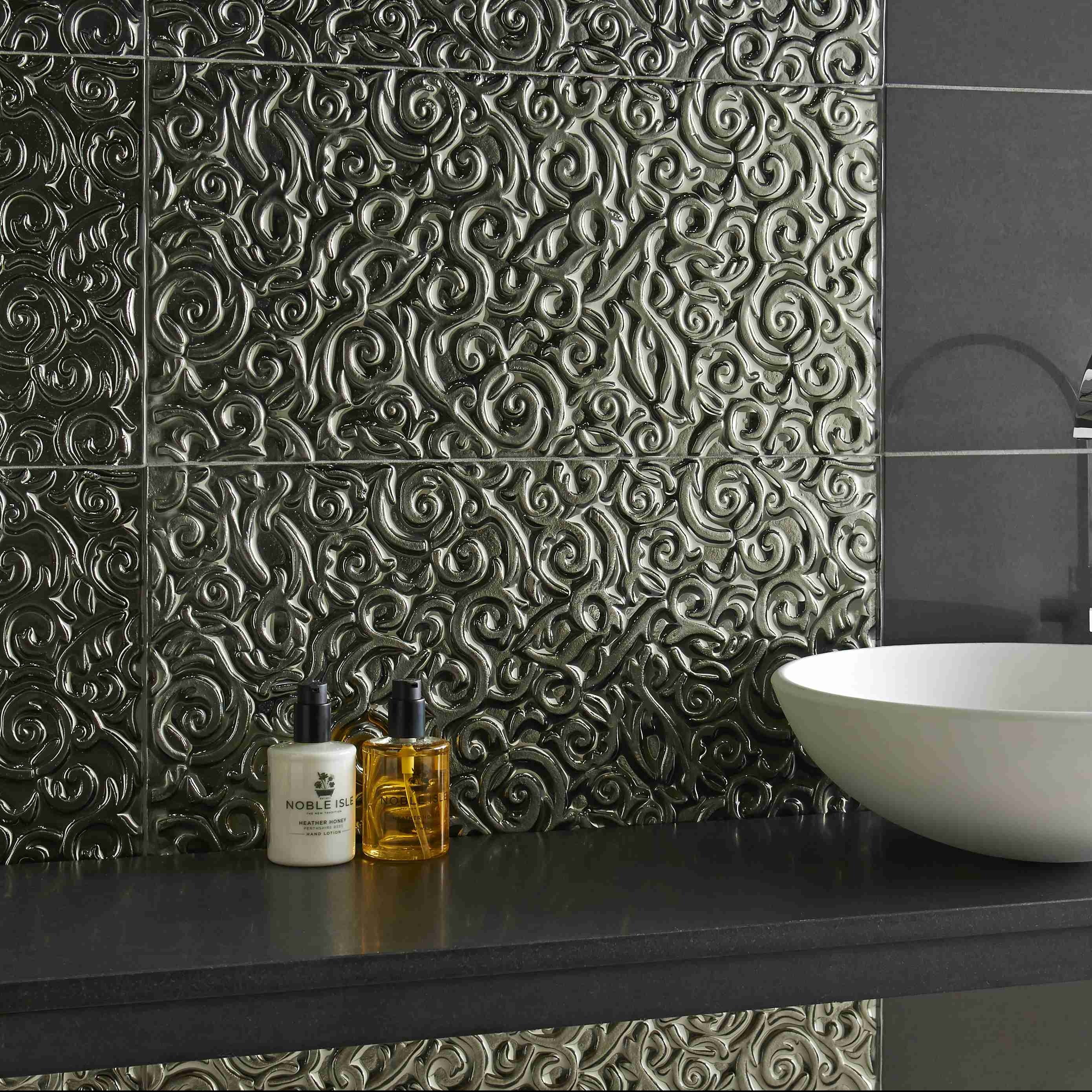 Оriginal Style Glassworks Pharaoh Decorative Effects Glass Tile 30x60cm-