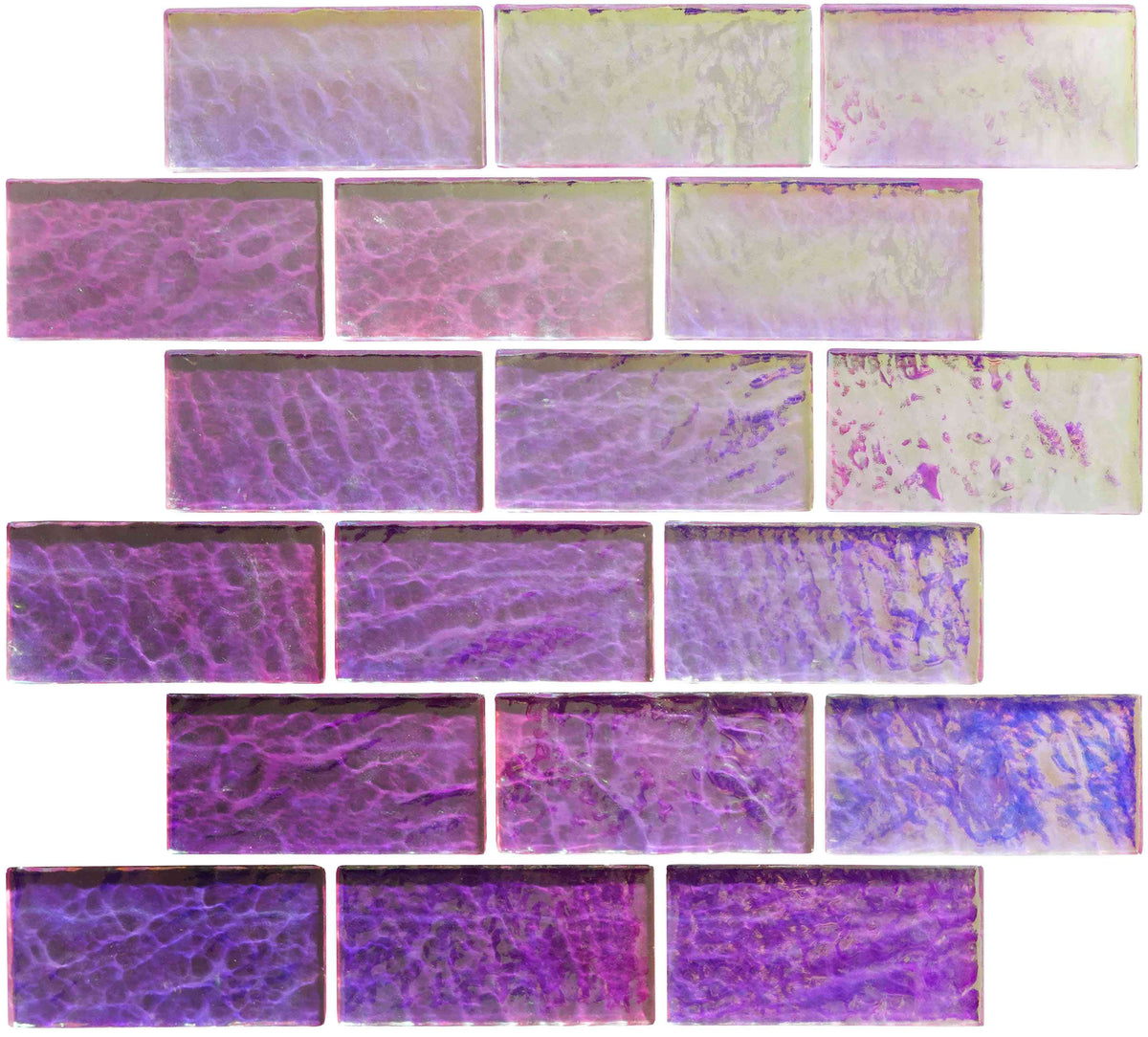 Original Style Glassworks Pink Gloss Mosaic Radiance Tile 30x30cm-