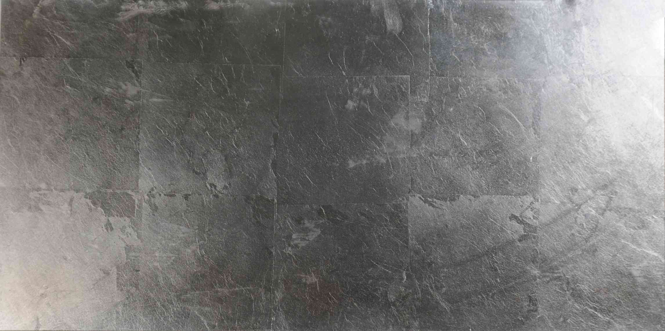 Оriginal Style Glassworks Silver Leaf Decorative Effects Glass Tile 30x60cm-