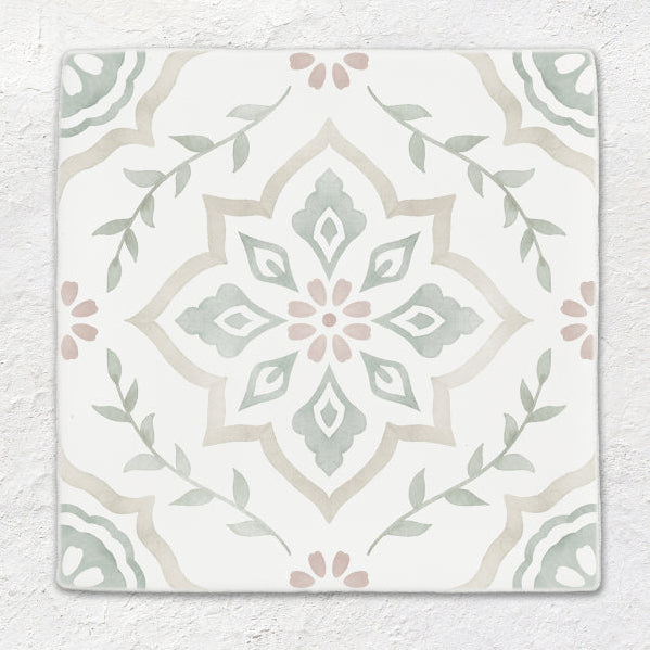 Original Style Jaipur Jasmine Ceramic Wall Tile 13x13cm