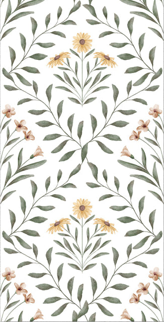 Original Style Living Arts & Crafts Flora Pink Ceramic Wall Tile 30x60cm