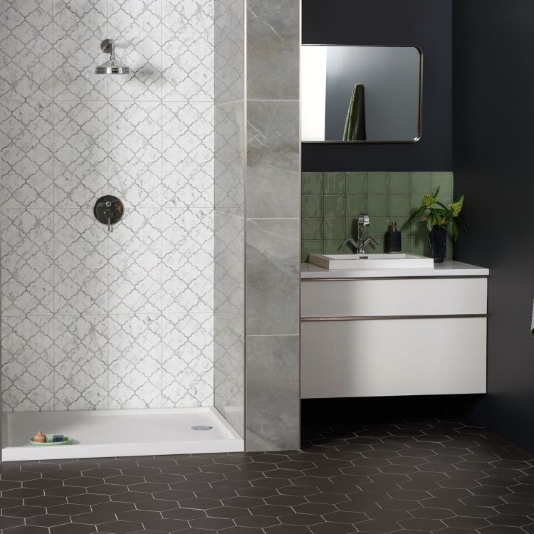Original Style Living Palazzo Arabo Polished Glazed Ceramic Tile 30x60cm-