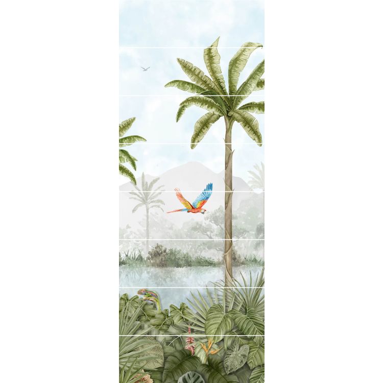 Original Style Living Tropical Oasis Panel B 100x250cm-