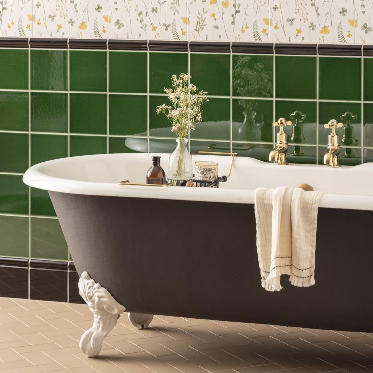 Original Style Living Wildflower Gold Tile 30x60cm-