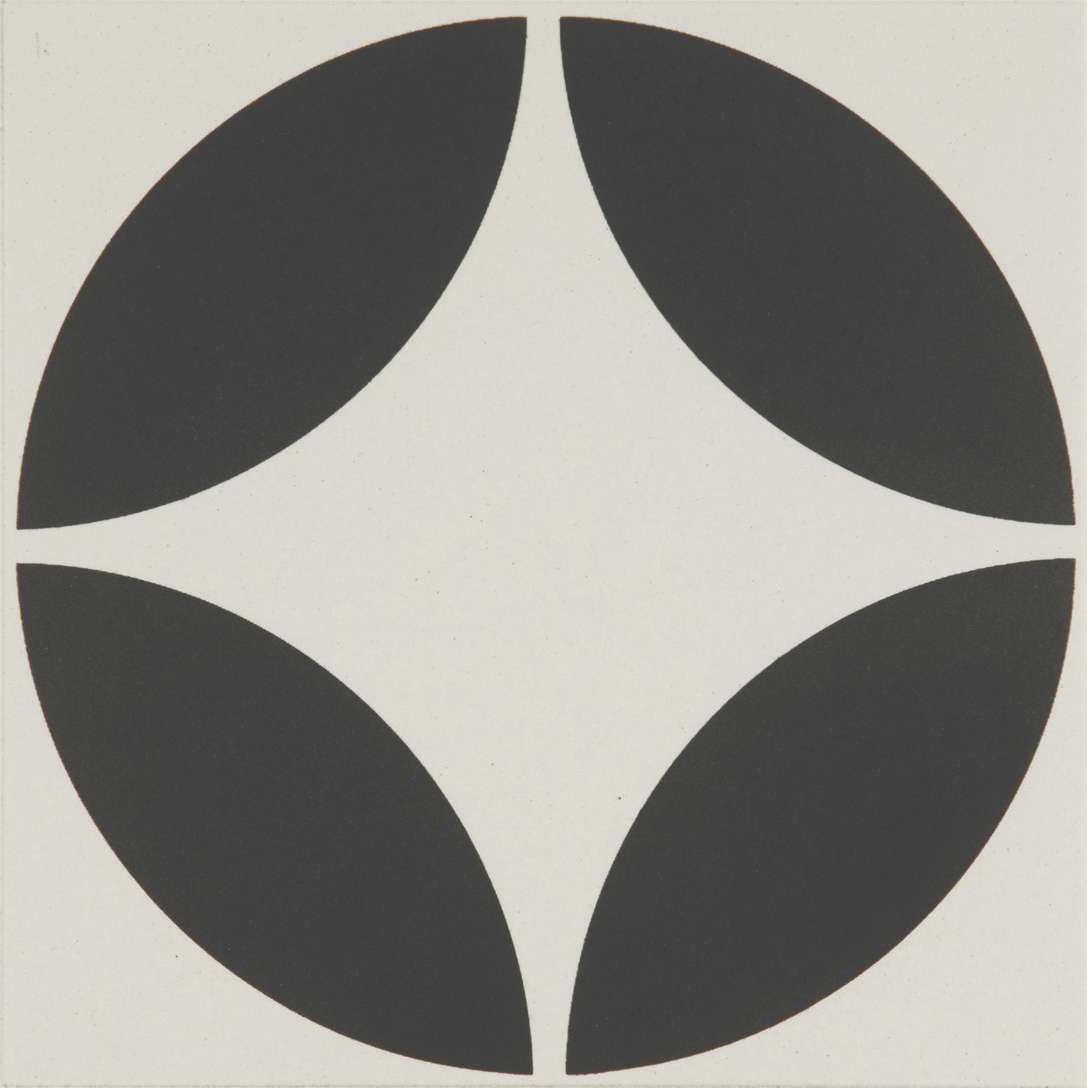Original Style Odyssey Bavaria Black on Dover White 15x15cm-